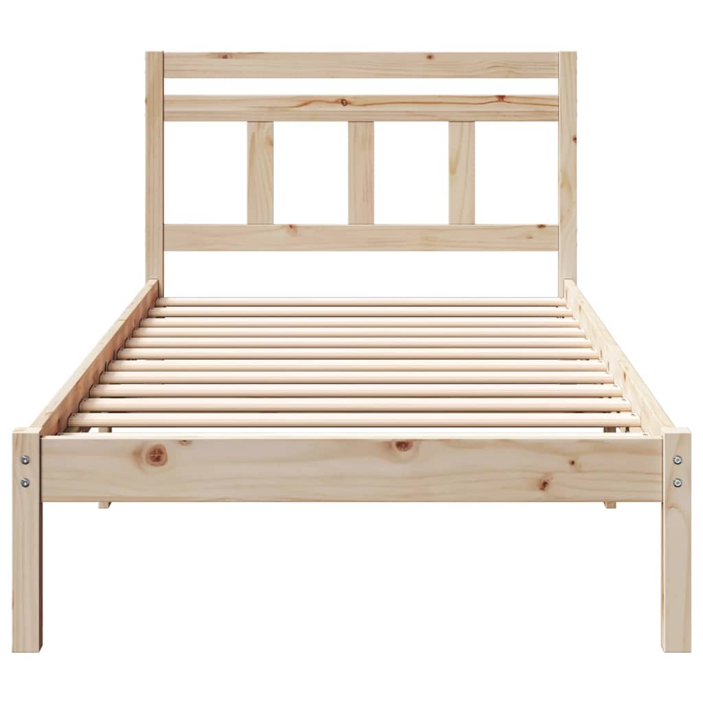 Cadre de lit Marron Bois massif en pin - XIOS