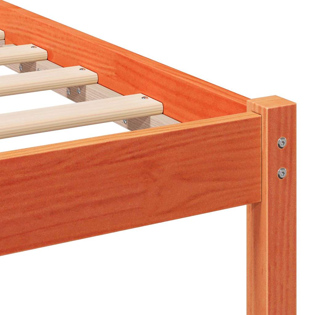 Cadre de lit Marron 120 x 190 cm Pin massif - XIOS