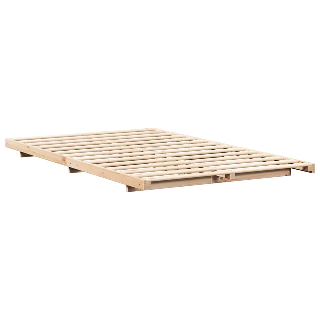 Cadre de lit Marron 120 x 190 cm Pin massif - XIOS