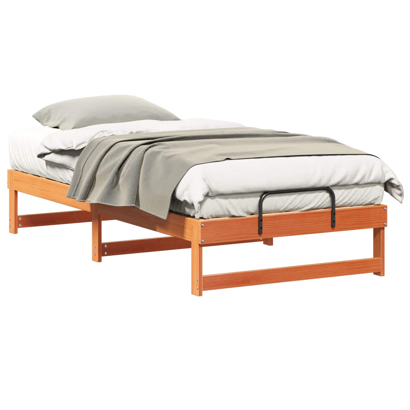 Cadre de lit Marron 90 x 190 cm Pin massif - XIOS
