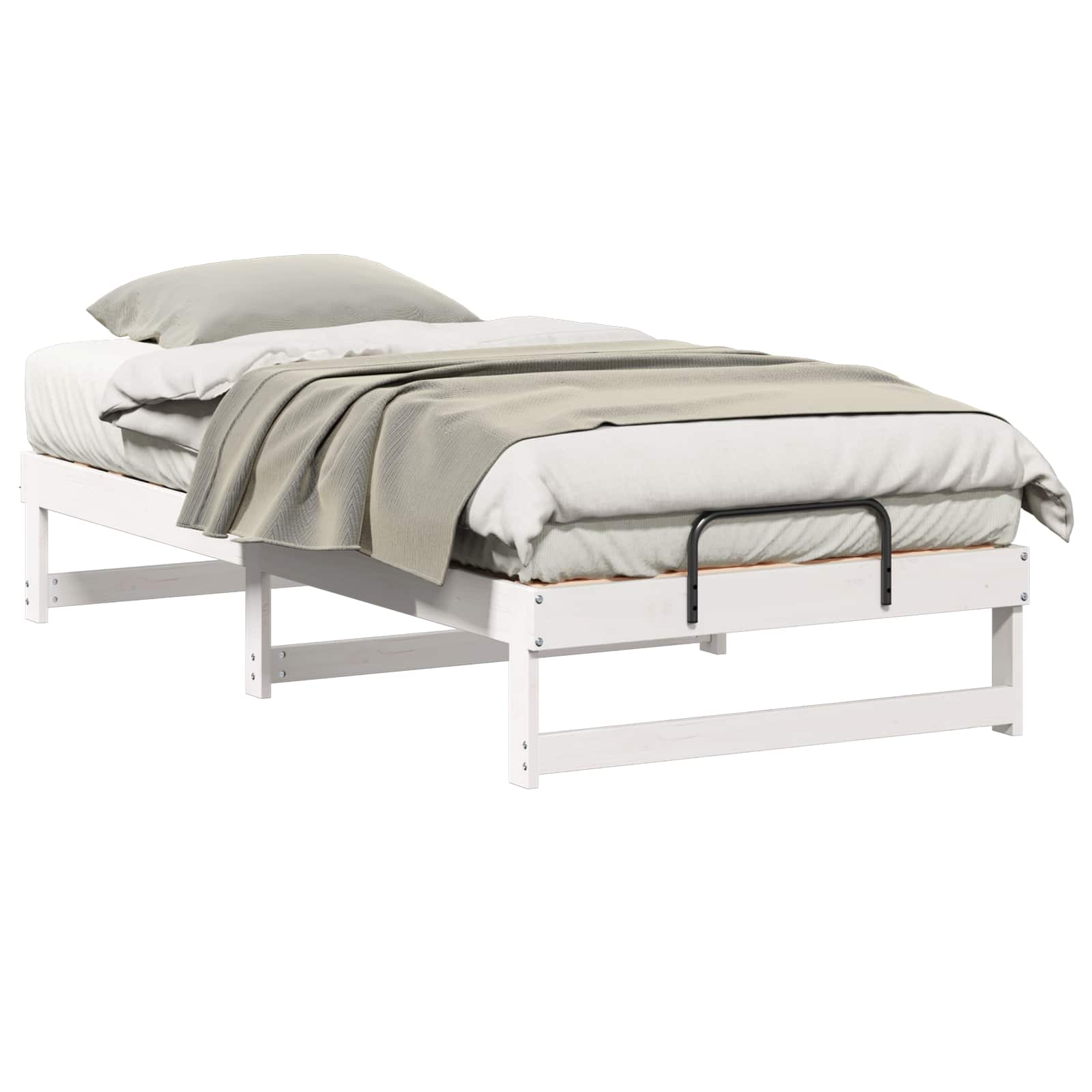 Cadre de lit Blanc 75 x 190 cm Pin massif - XIOS