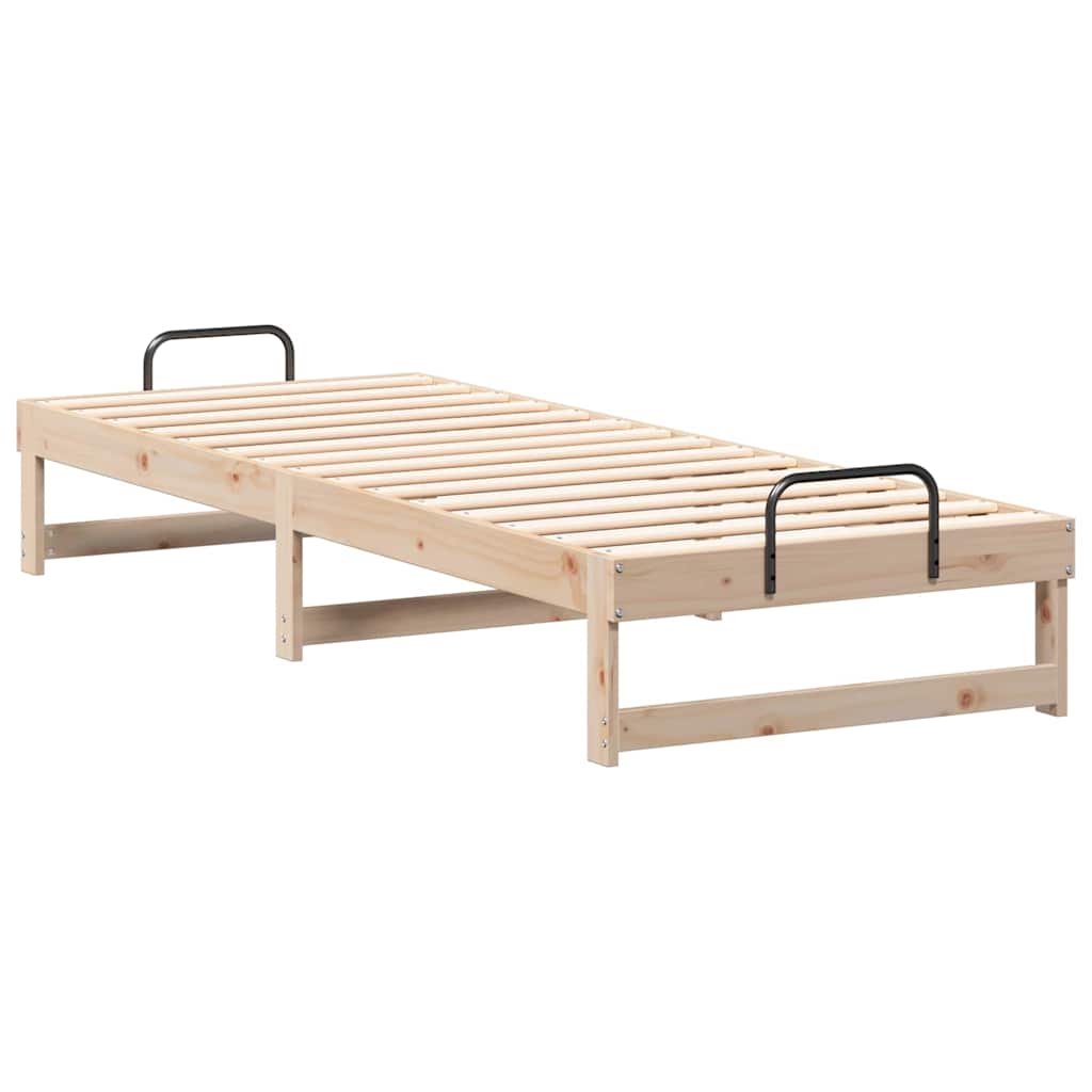 Cadre de lit Marron 80 x 210 cm Pin massif - XIOS