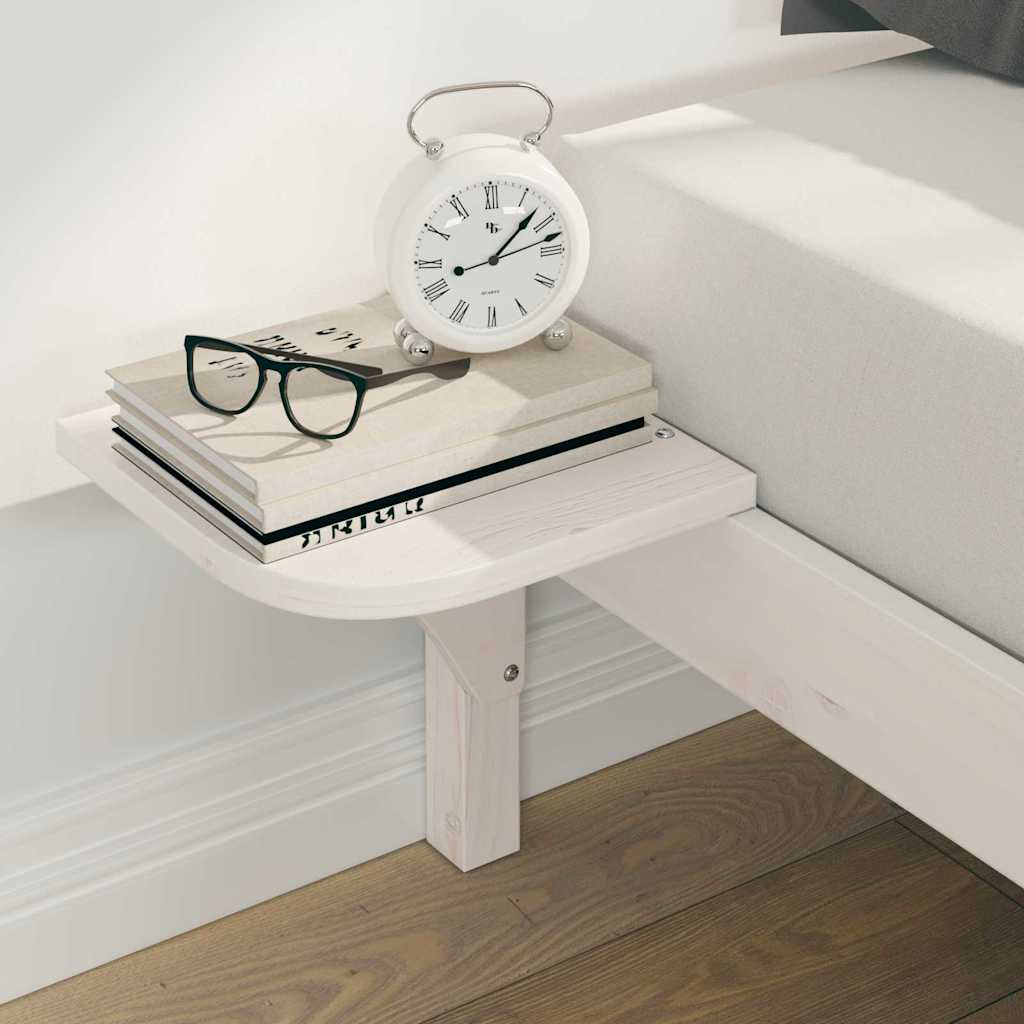 Cadre de lit avec tables de chevet Blanc 200 x 220 cm - XIOS