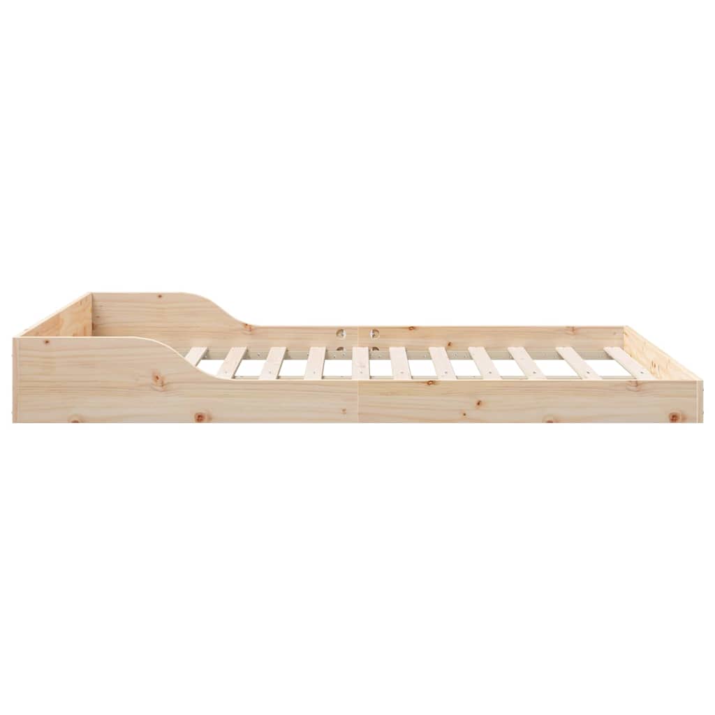 Cadre de lit Marron 120 x 200 cm Bois massif en pin - XIOS