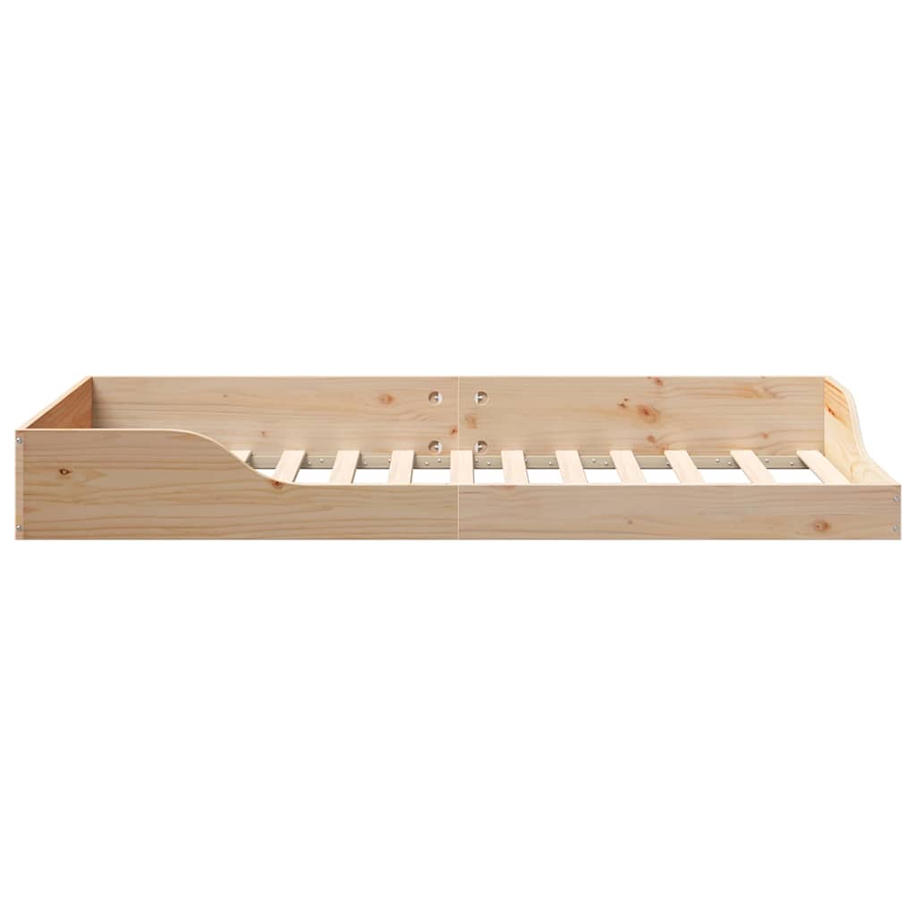 Cadre de lit Marron 75 x 190 cm Pin massif - XIOS