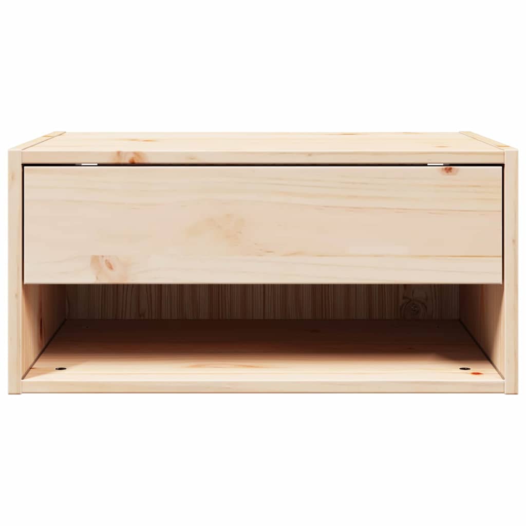 Table de chevet Marron 50 x 32,5 x 24 cm Bois massif en pin - XIOS