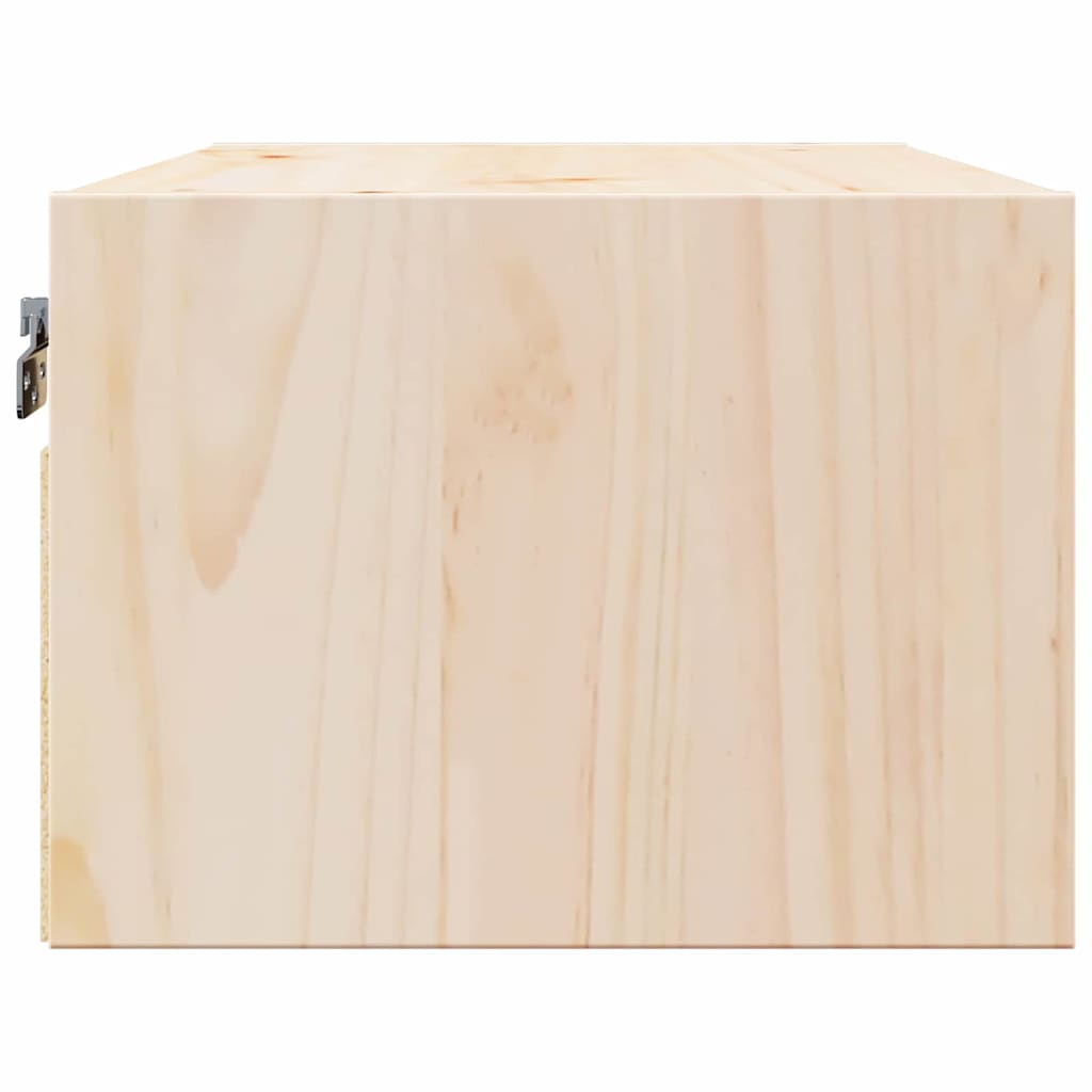 Table de chevet Marron 50 x 32,5 x 24 cm Bois massif en pin - XIOS