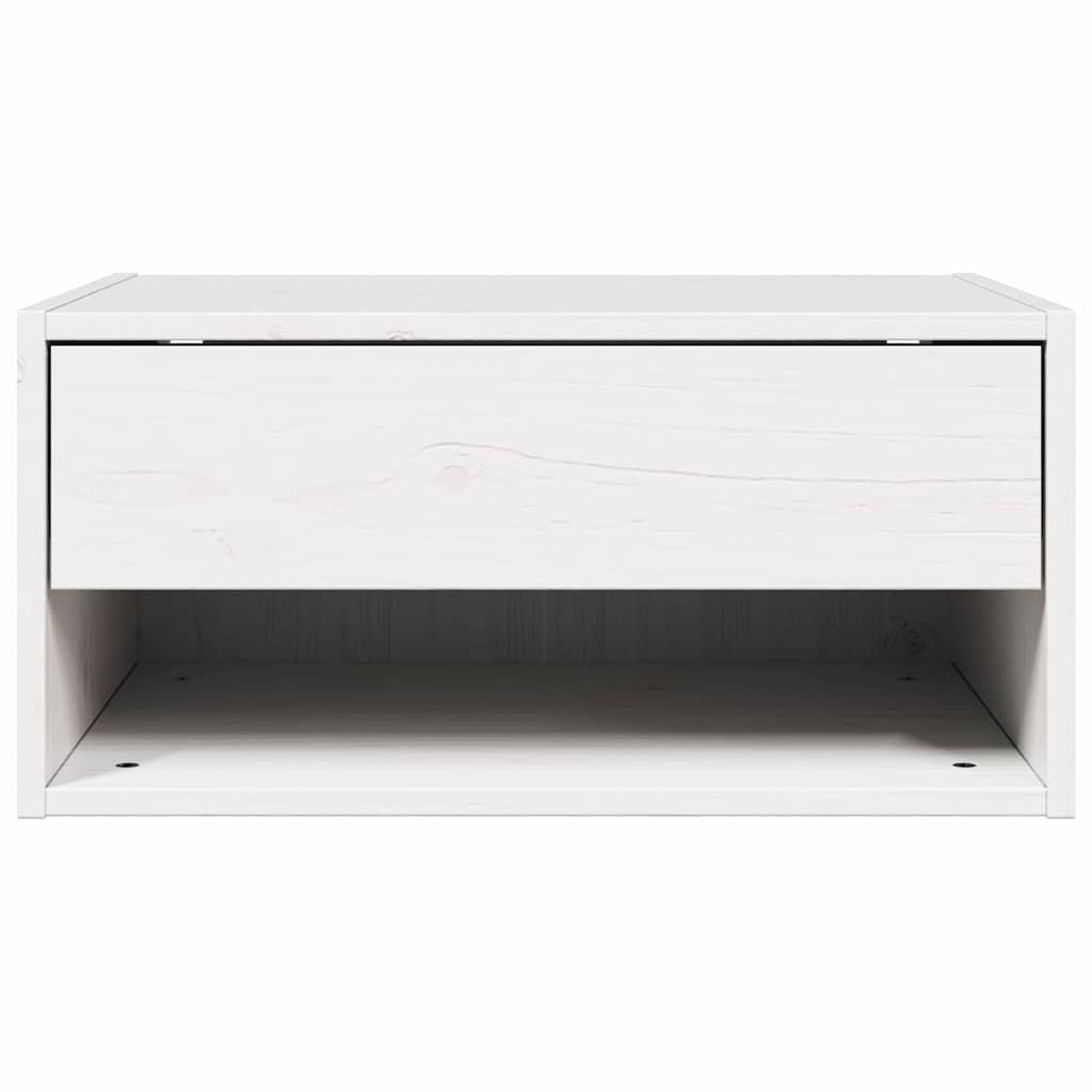 Table de chevet avec tiroir 2 pcs Blanc 50 x 32,5 x 24 cm