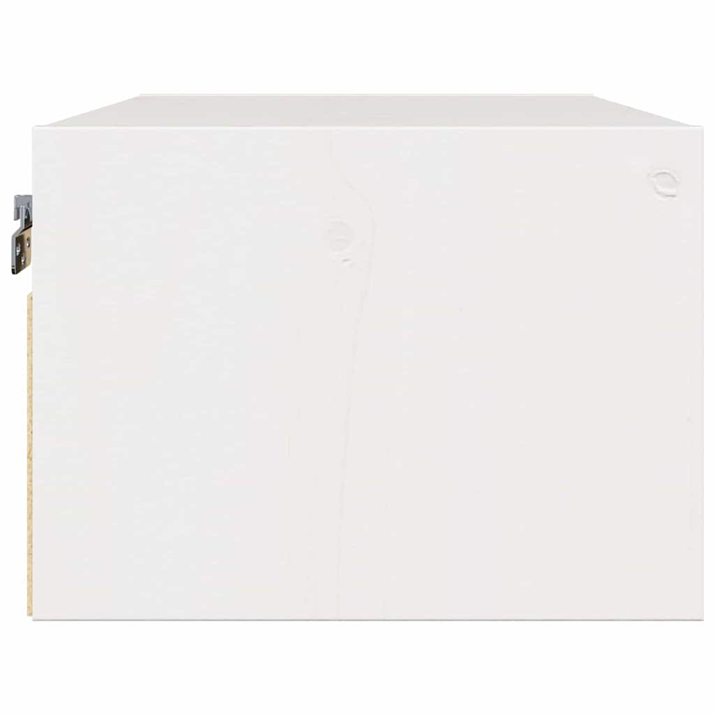 Table de chevet avec tiroir 2 pcs Blanc 50 x 32,5 x 24 cm