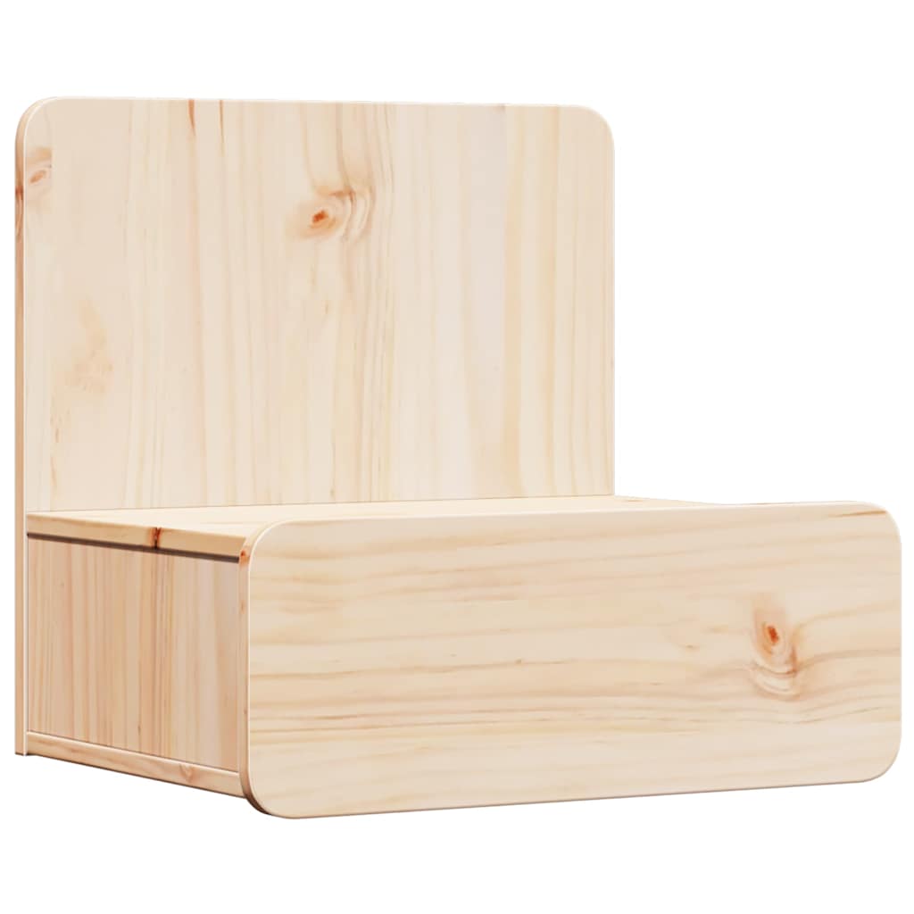 Table de chevet Marron 44 x 32,5 x 40 cm Bois massif en pin