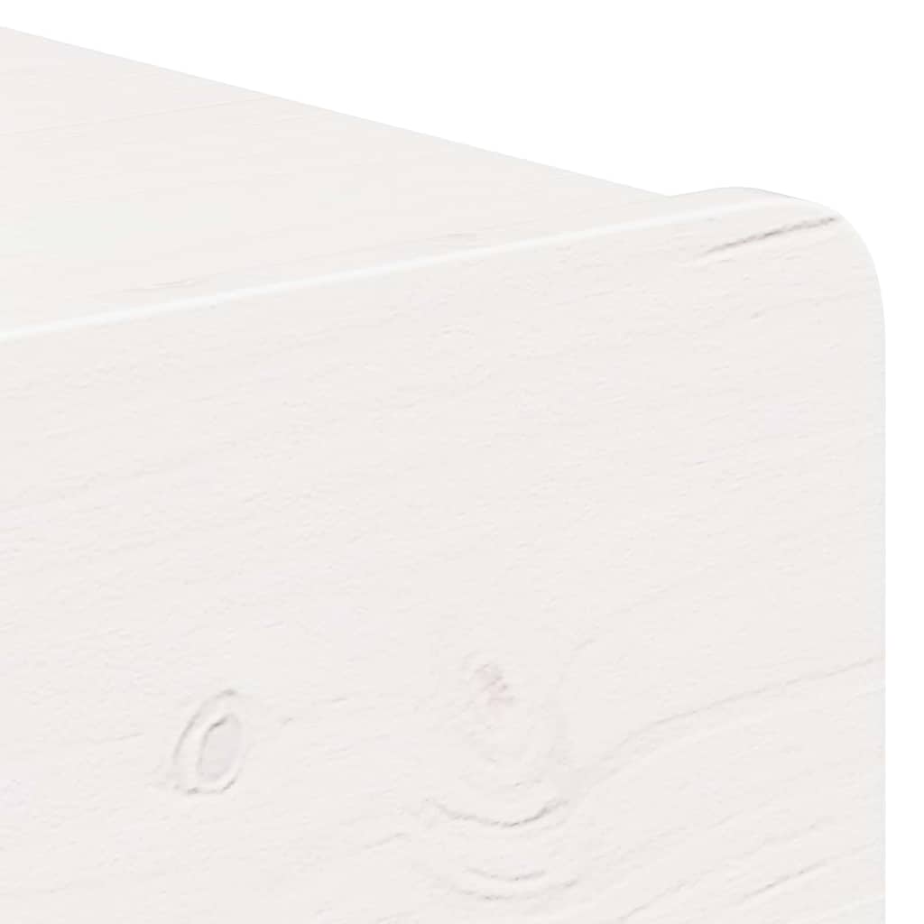Table de chevet avec tiroir 2 pcs Blanc 44 x 32,5 x 40 cm