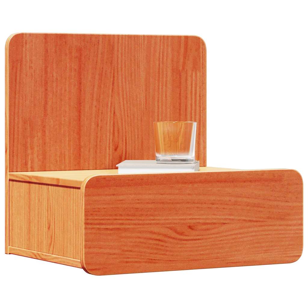 Table de chevet avec tiroir 2 pcs Brun cire 44 x 32,5 x 40 cm