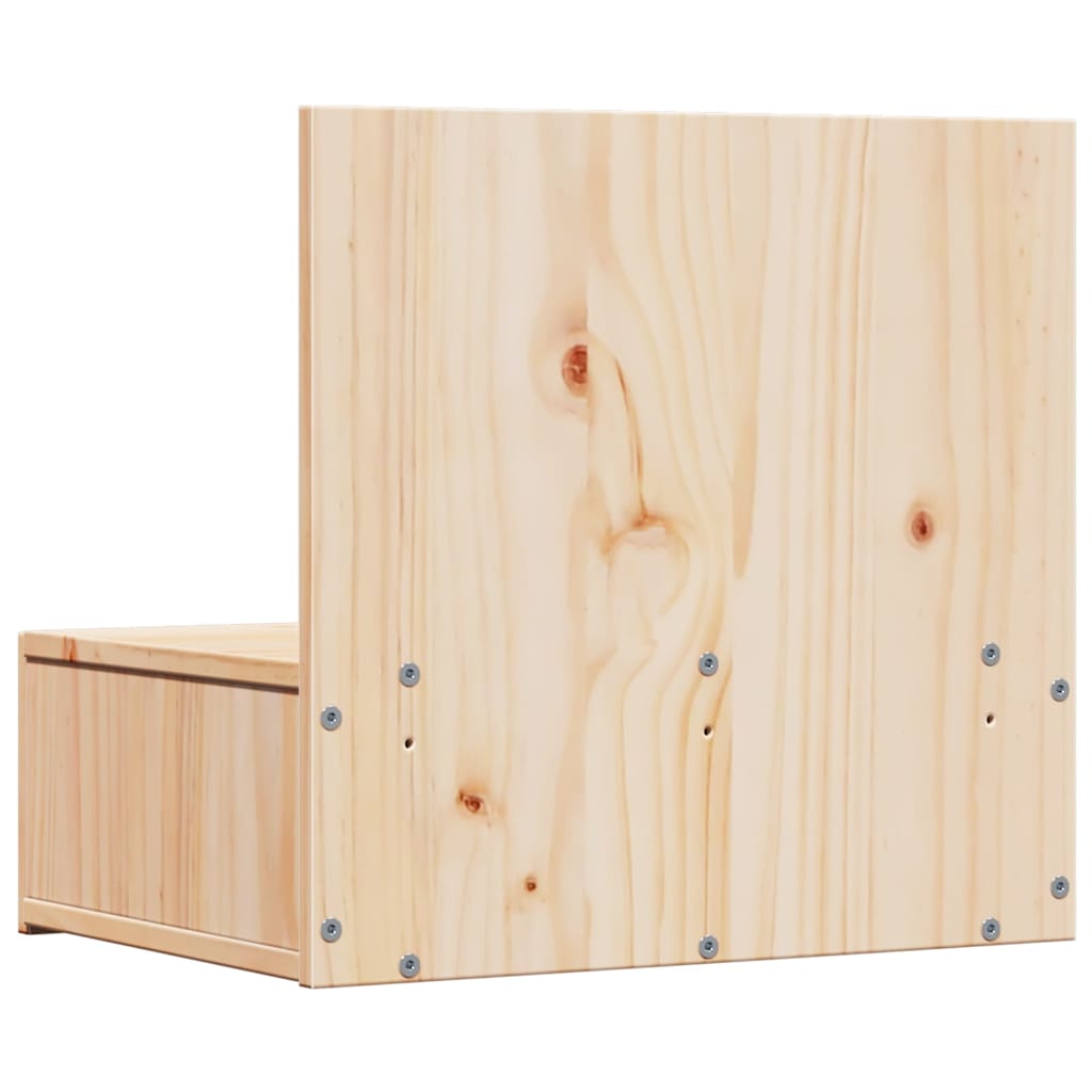 Table de chevet Marron 42 x 32,5 x 40 cm Bois massif en pin