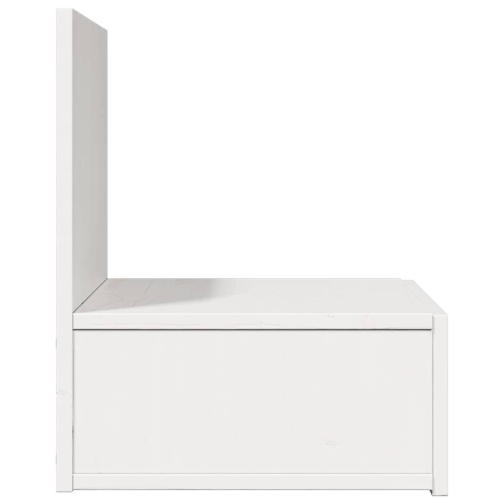 Table de chevet avec tiroir 2 pcs Blanc 42 x 32,5 x 40 cm