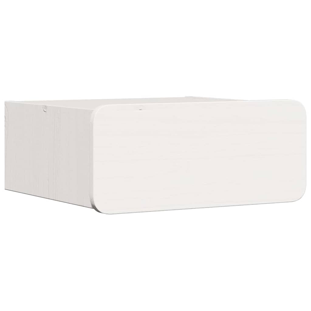 Table de chevet avec tiroir 2 pcs Blanc 39 x 34 x 16,5 cm