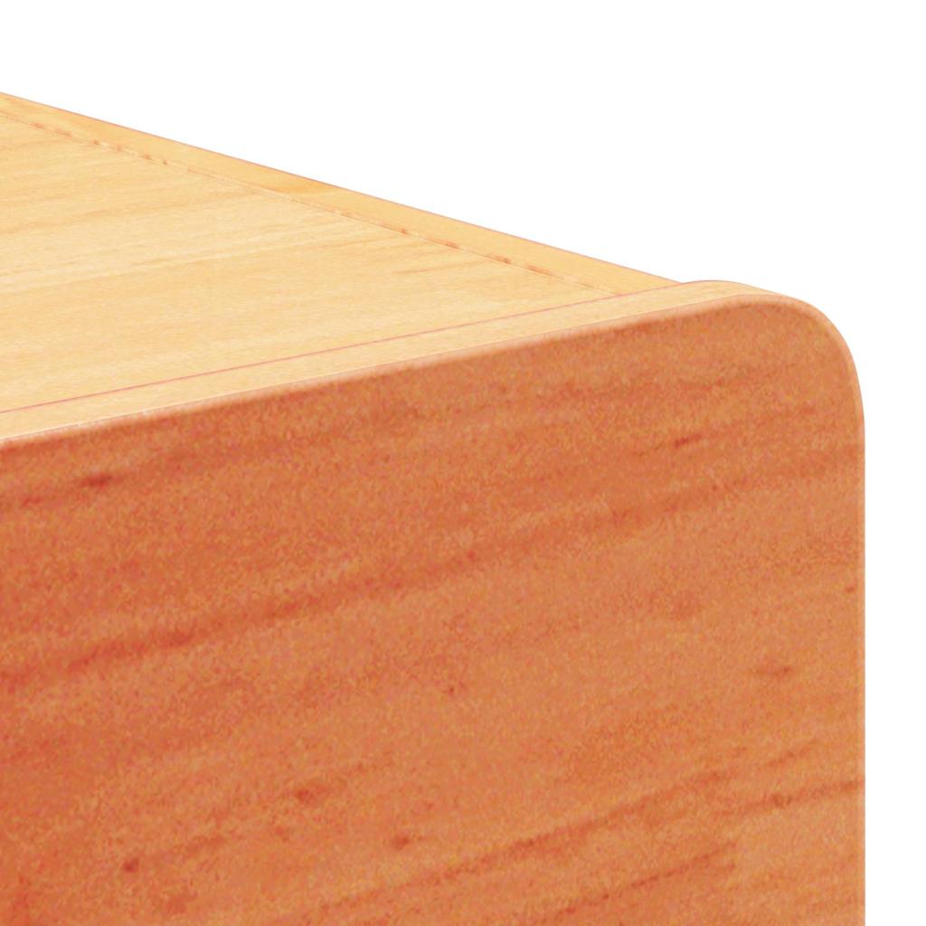 Table de chevet avec tiroir 2 pcs Brun cire 39 x 34 x 16,5 cm