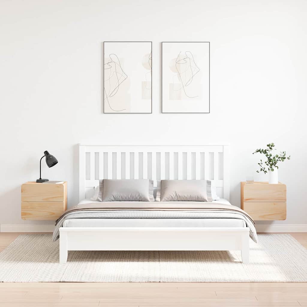 Table de chevet 2 pcs Marron 39 x 34 x 33 cm Bois de pin massif - XIOS