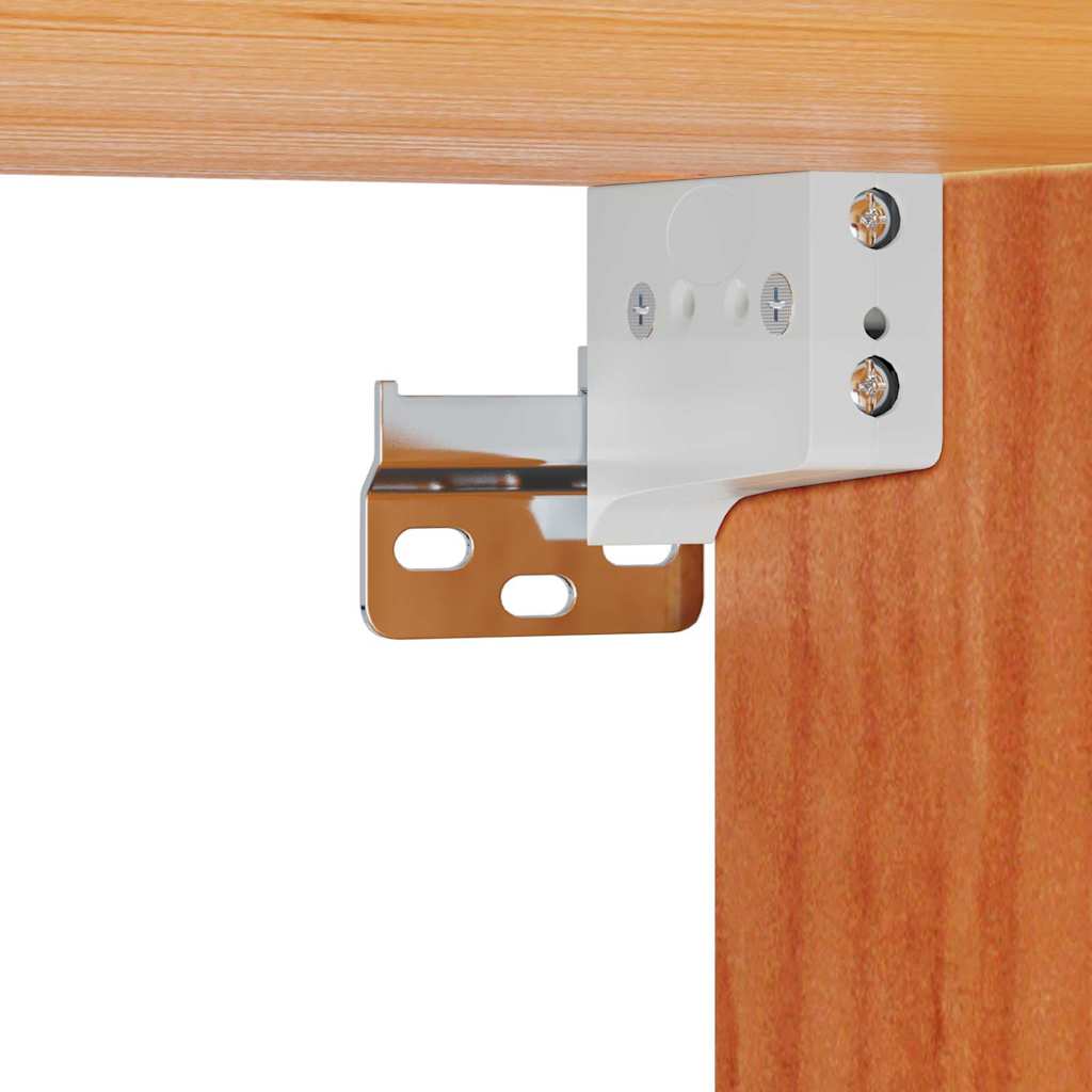 Table de chevet Marron cire 39 x 34 x 33 cm Bois de pin massif - XIOS