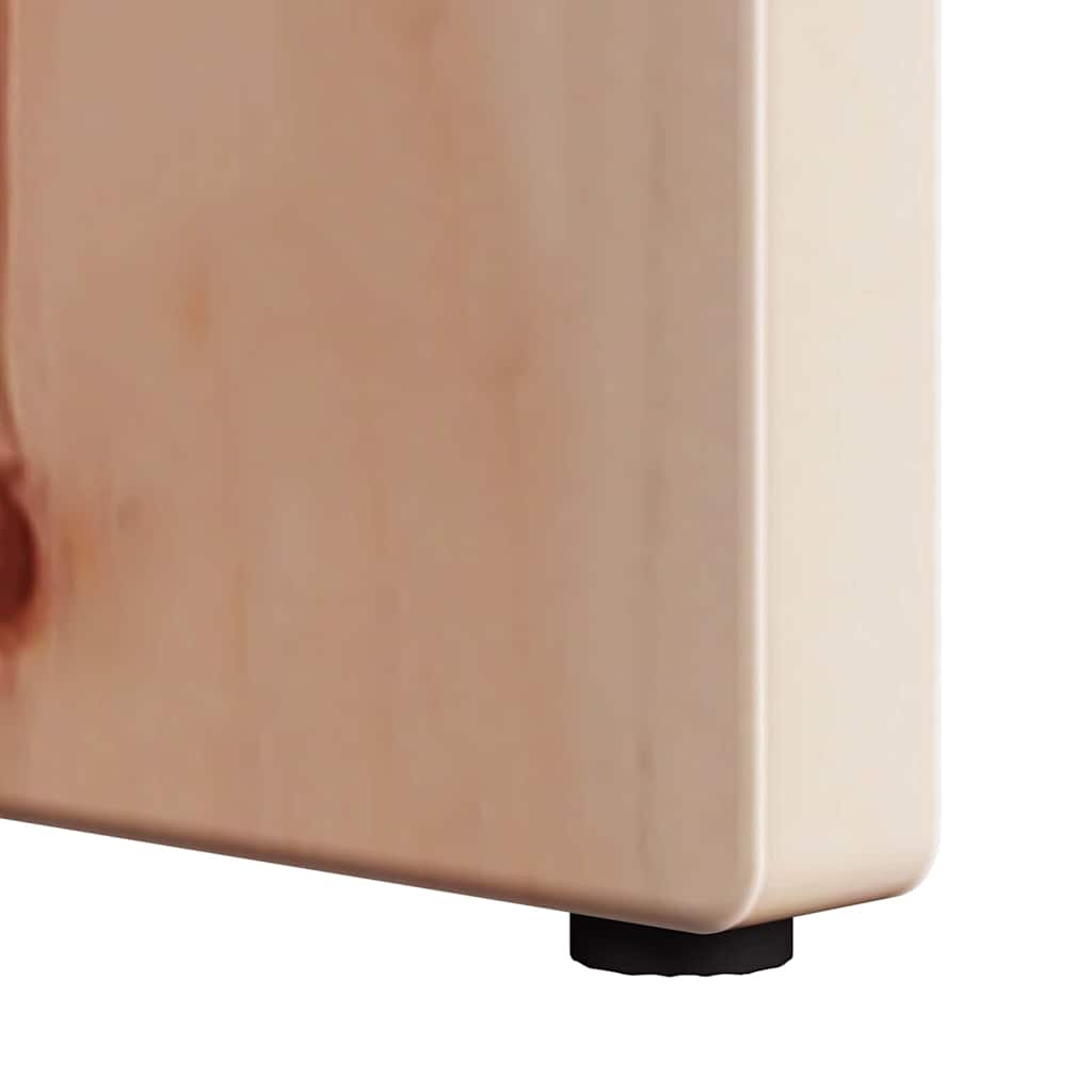 Table basse Naturel 80 x 50 x 31 cm Bois massif en pin - XIOS