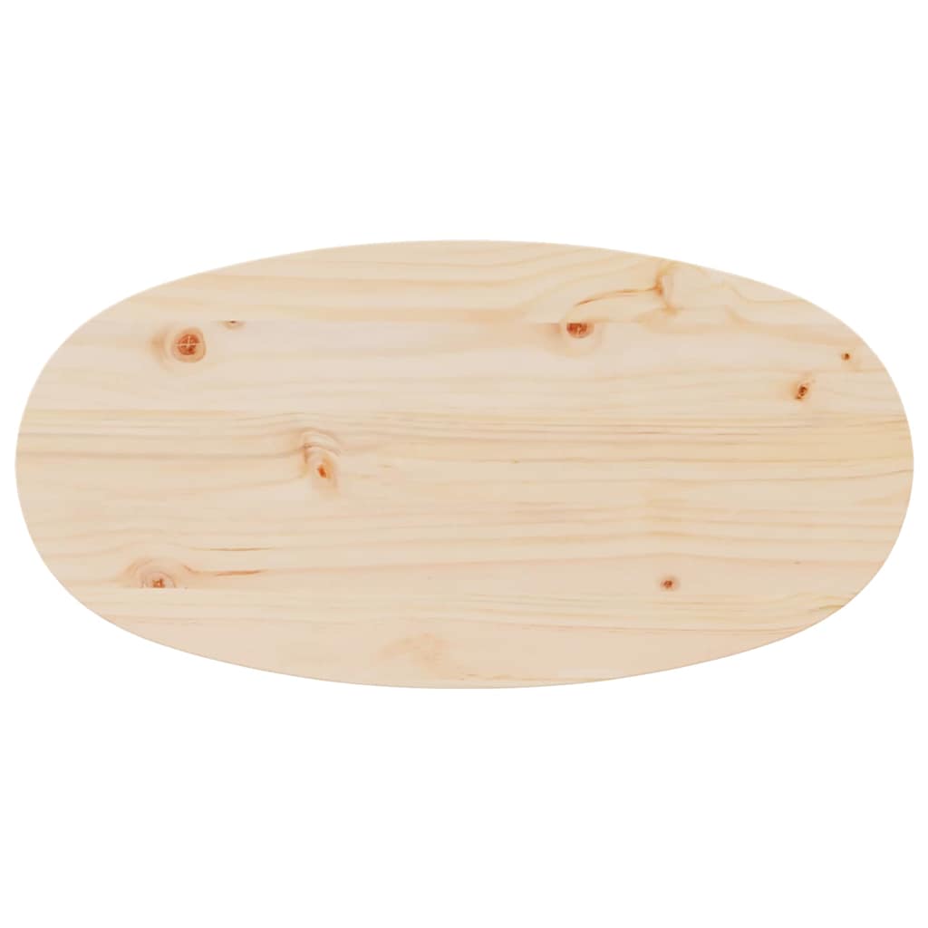 Table basse Naturel 80 x 40 x 35 cm Bois massif en pin - XIOS
