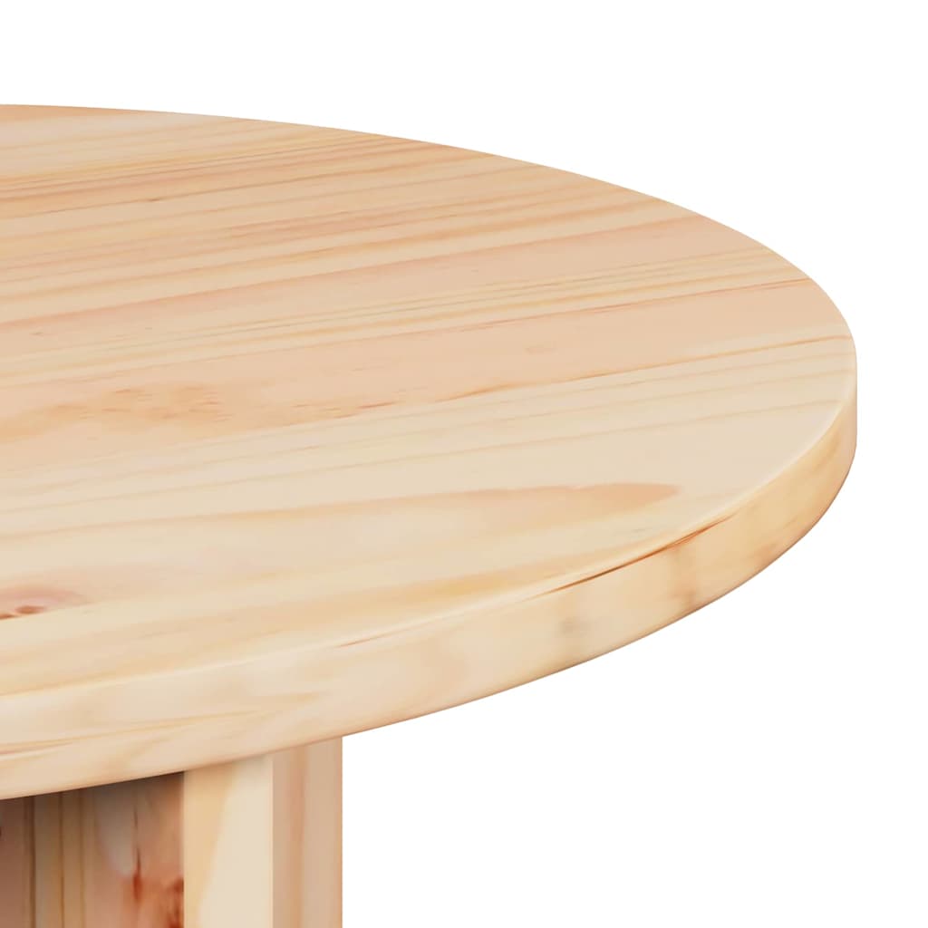 Table basse 2 pcs Naturel 49 x 49 x 28 cm Bois de pin massif - XIOS