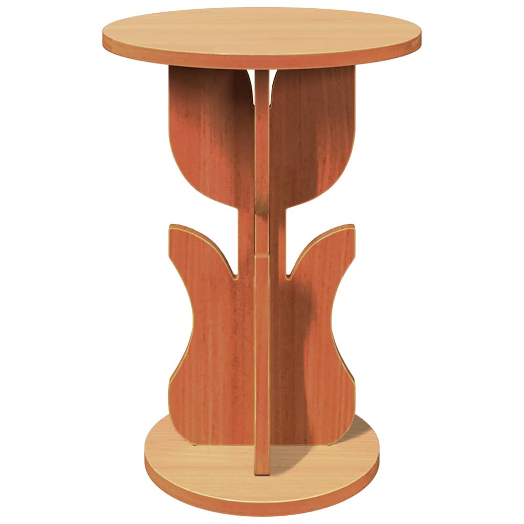Table d'appoint Marron cire 39.5 x 39.5 x 53.5 cm - XIOS