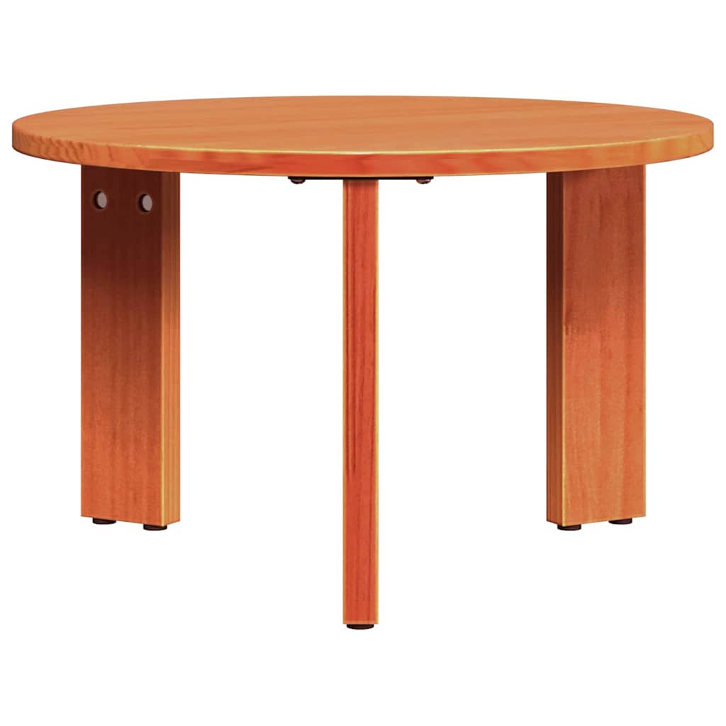 Table basse 2 pcs Marron cire 47,5 x 47,5 x 27 cm - XIOS