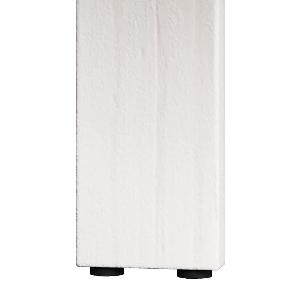 Table basse 3 pcs Blanc 47,5 x 47,5 x 27 cm Bois massif en pin - XIOS