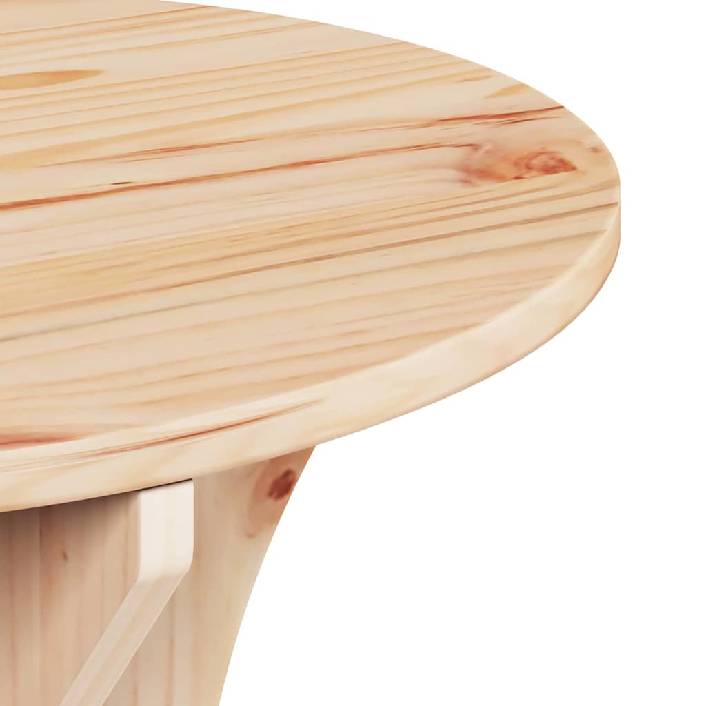 Table basse 2 pcs Naturel 46 x 46 x 47 cm Bois massif en pin - XIOS