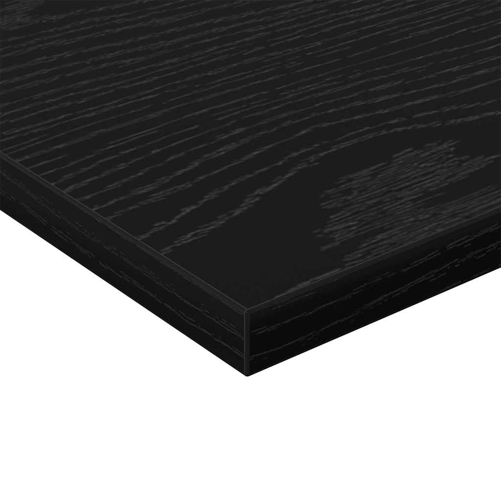 Étagère à livres 4 pcs Noir 40 x 30 x 1.5 cm Bois d'ingénierie - XIOS