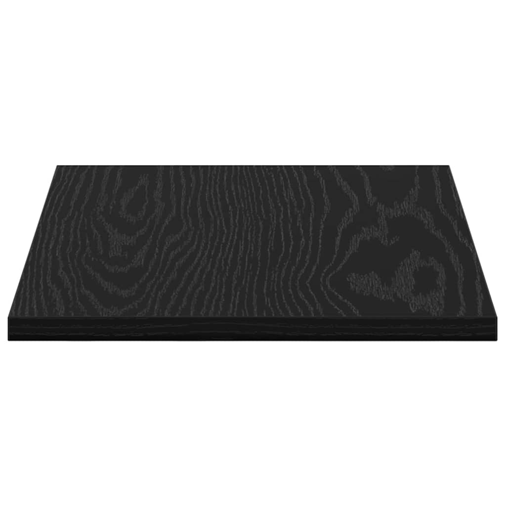 Étagère à livres 4 pcs Noir 40 x 30 x 1.5 cm Bois d'ingénierie - XIOS