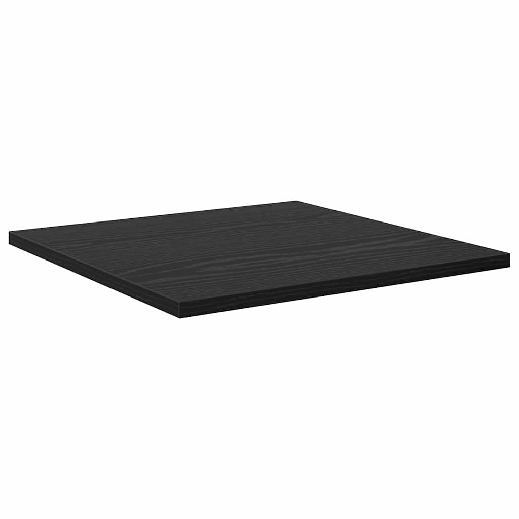 Étagère à livres 4 pcs Noir 40 x 40 x 1.5 cm Bois d'ingénierie - XIOS