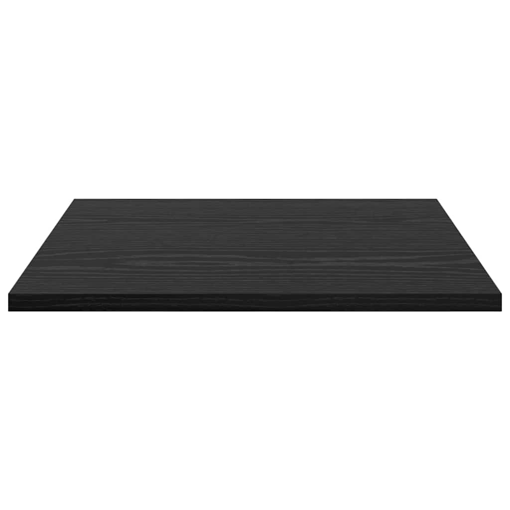 Étagère à livres 4 pcs Noir 40 x 40 x 1.5 cm Bois d'ingénierie - XIOS