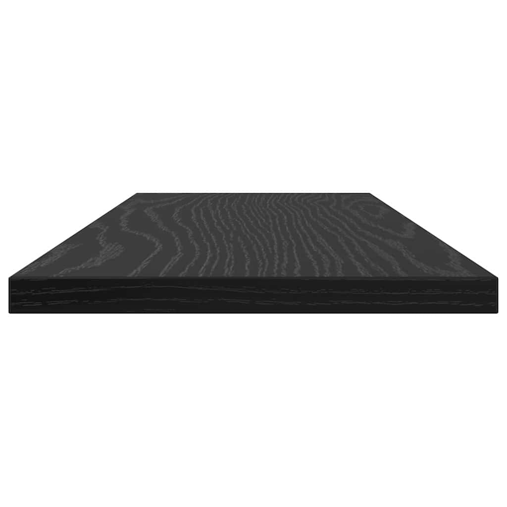 Étagère à livres 4 pcs Noir 60 x 20 x 1.5 cm Bois d'ingénierie - XIOS