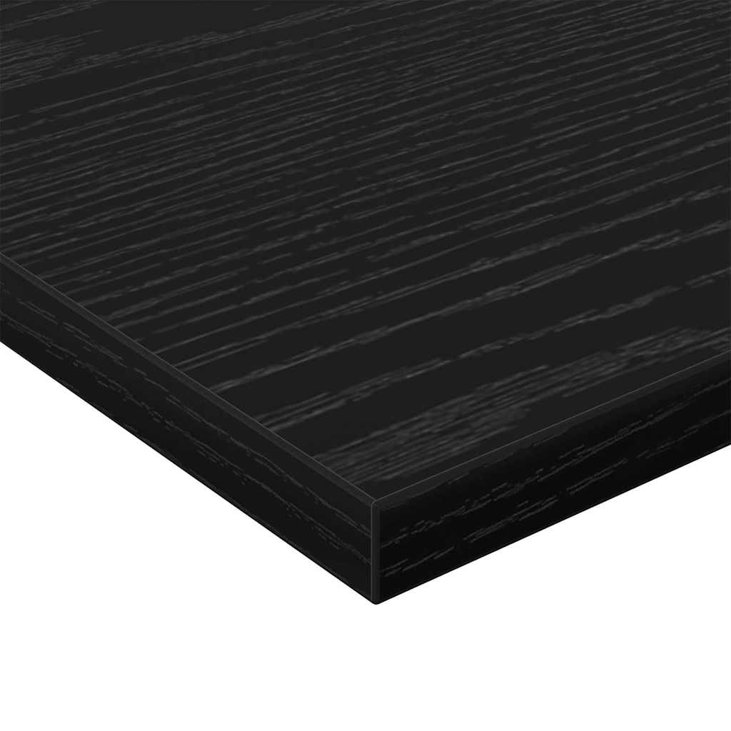 Étagère à livres 4 pcs Noir 60 x 30 x 1.5 cm Bois d'ingénierie - XIOS