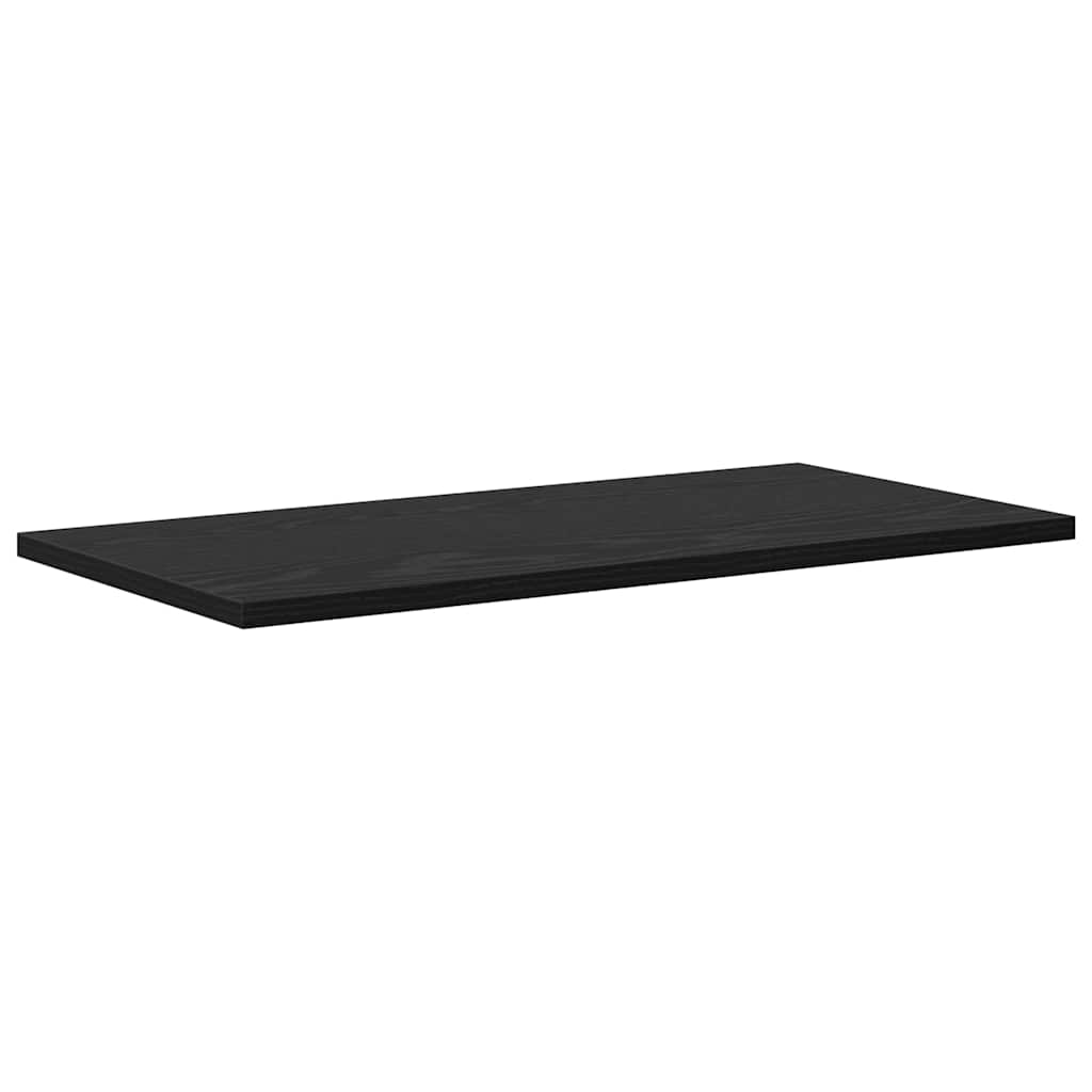 Étagère à livres 4 pcs Noir 60 x 30 x 1.5 cm Bois d'ingénierie - XIOS