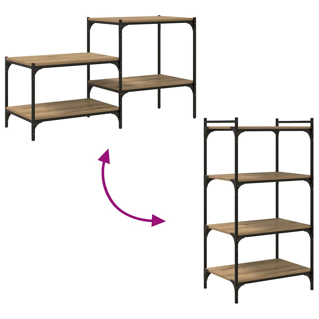 Étagère à livres 4 pcs Marron 60 x 40 x 1.5 cm - XIOS