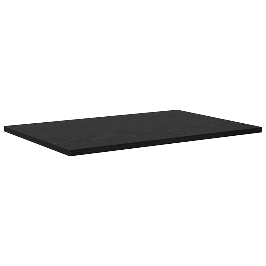 Étagère à livres 4 pcs Noir 60 x 40 x 1.5 cm Bois d'ingénierie - XIOS
