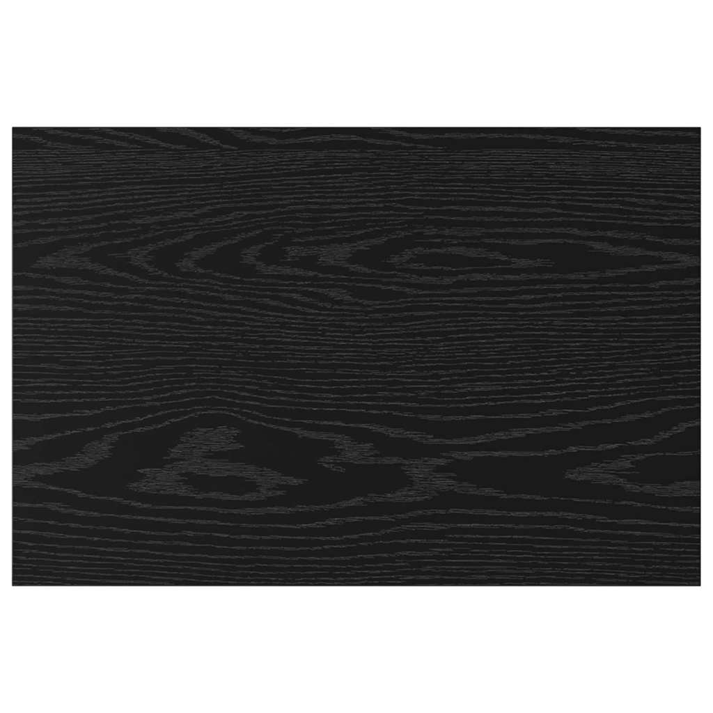 Étagère à livres 4 pcs Noir 60 x 40 x 1.5 cm Bois d'ingénierie - XIOS