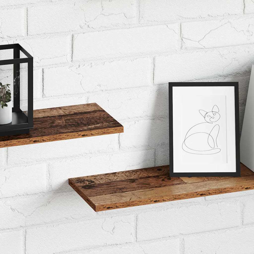 Étagère à livres 4 pcs Marron 100 x 20 x 1.5 cm - XIOS