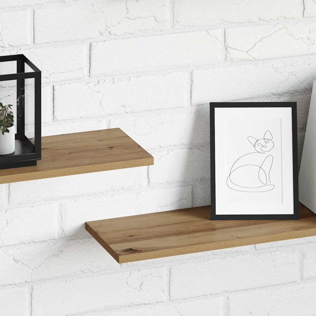 Étagère à livres 4 pcs Marron 100 x 20 x 1.5 cm - XIOS