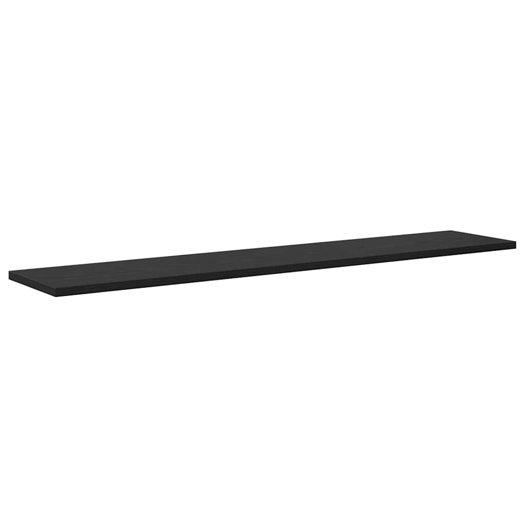 Étagère à livres 4 pcs Noir 100 x 20 x 1.5 cm Bois d'ingénierie - XIOS