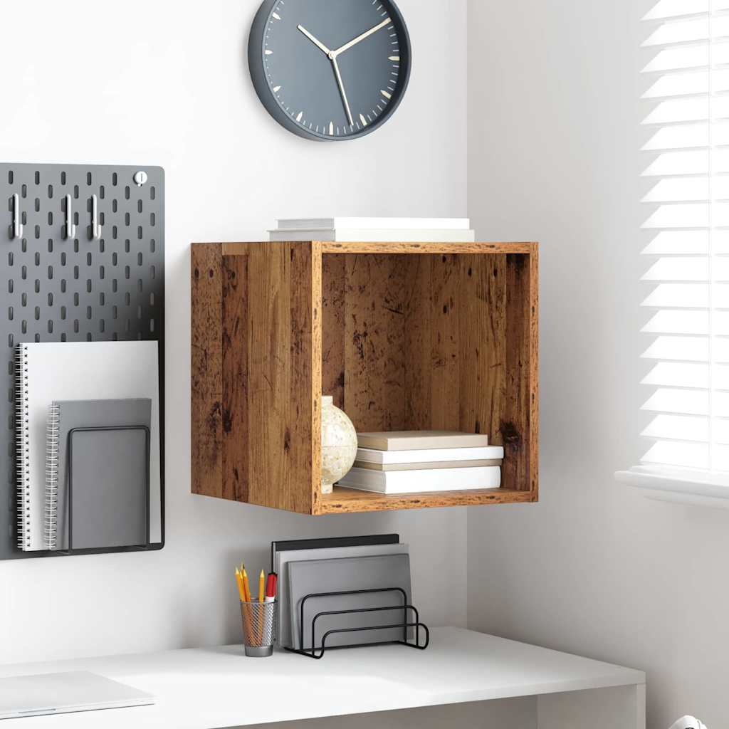 Meuble mural Bois ancien 37 x 37 x 37 cm Bois d'ingénierie - XIOS
