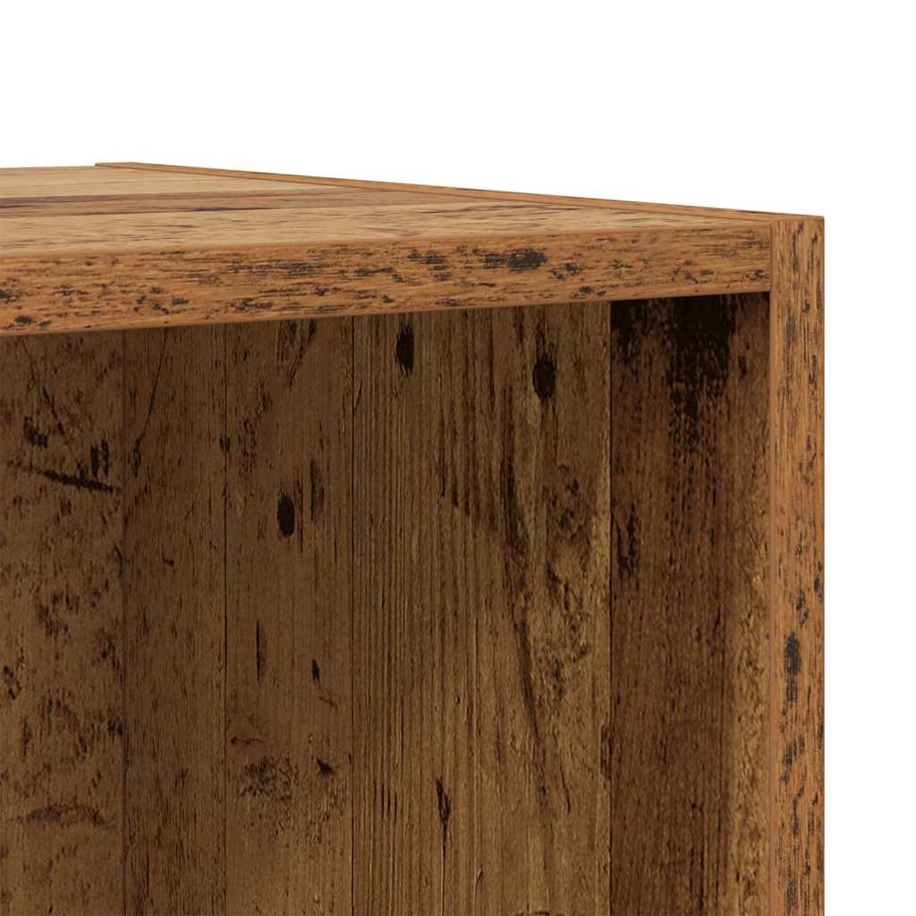 Meuble mural avec étagère 2 pcs Bois ancien 37 x 37 x 37 cm - XIOS