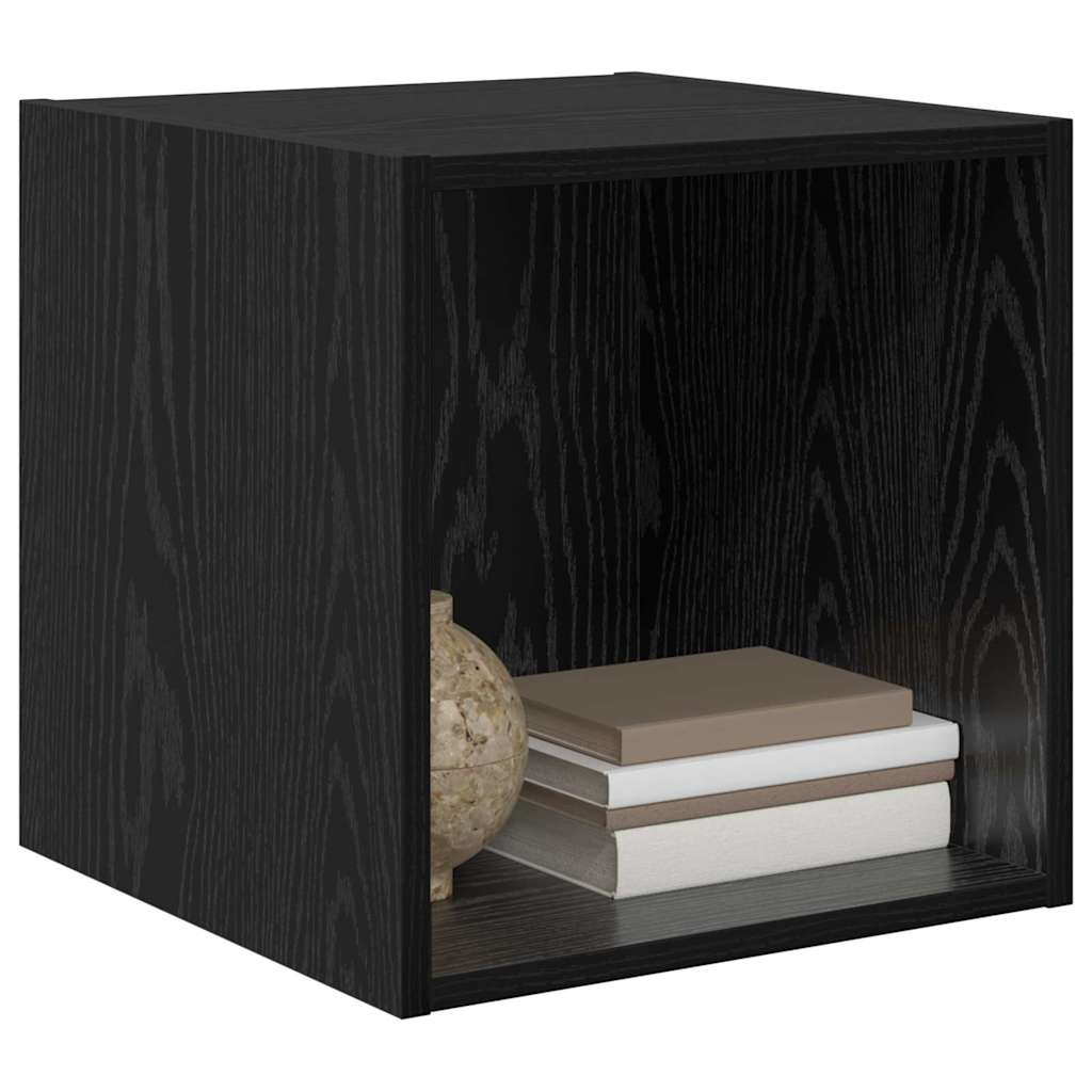 Meuble mural 2 pcs Chêne noir 37 x 37 x 37 cm Bois d'ingénierie - XIOS