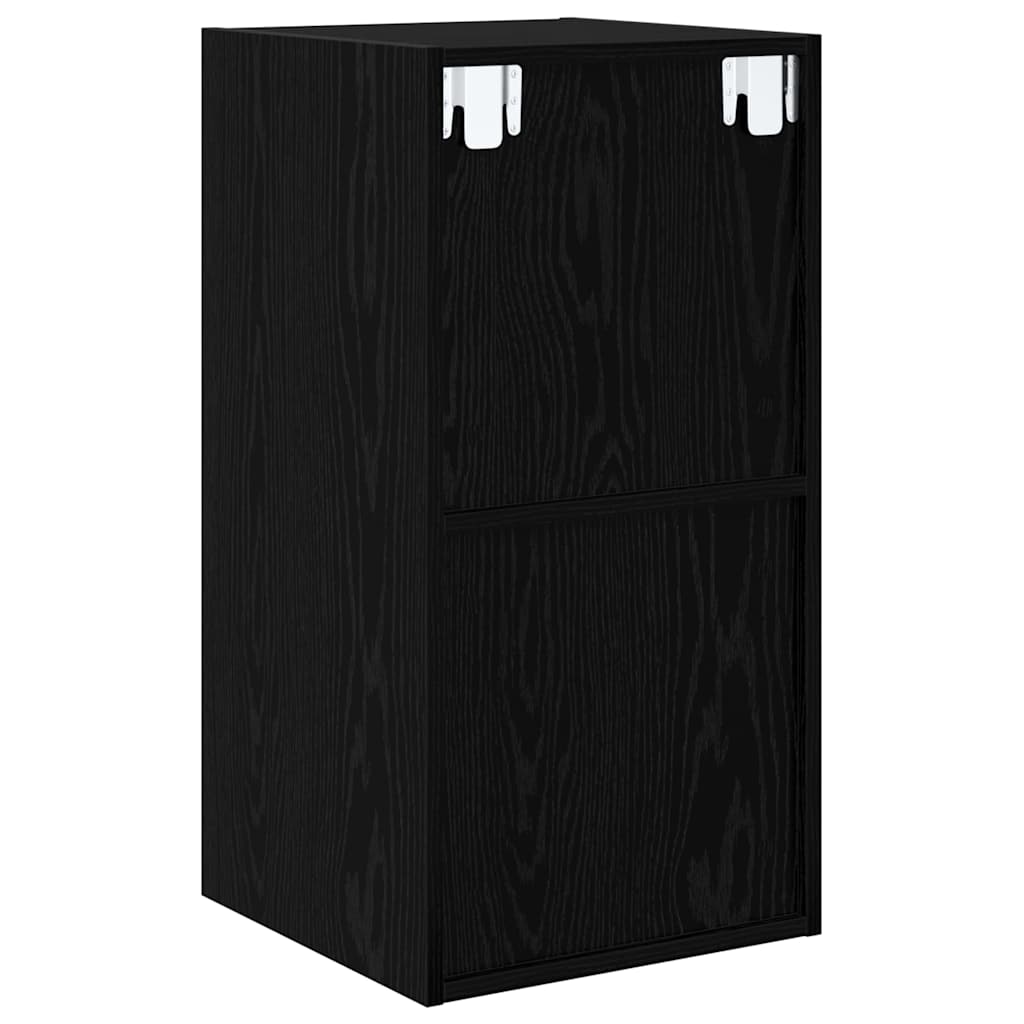 Cabinet TV Chêne noir 37 x 37 x 72 cm Bois d'ingénierie - XIOS