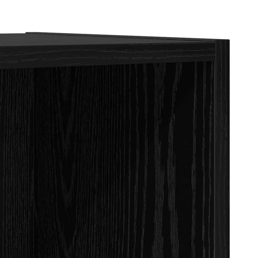 Cabinet TV Chêne noir 37 x 37 x 107 cm Bois d'ingénierie - XIOS