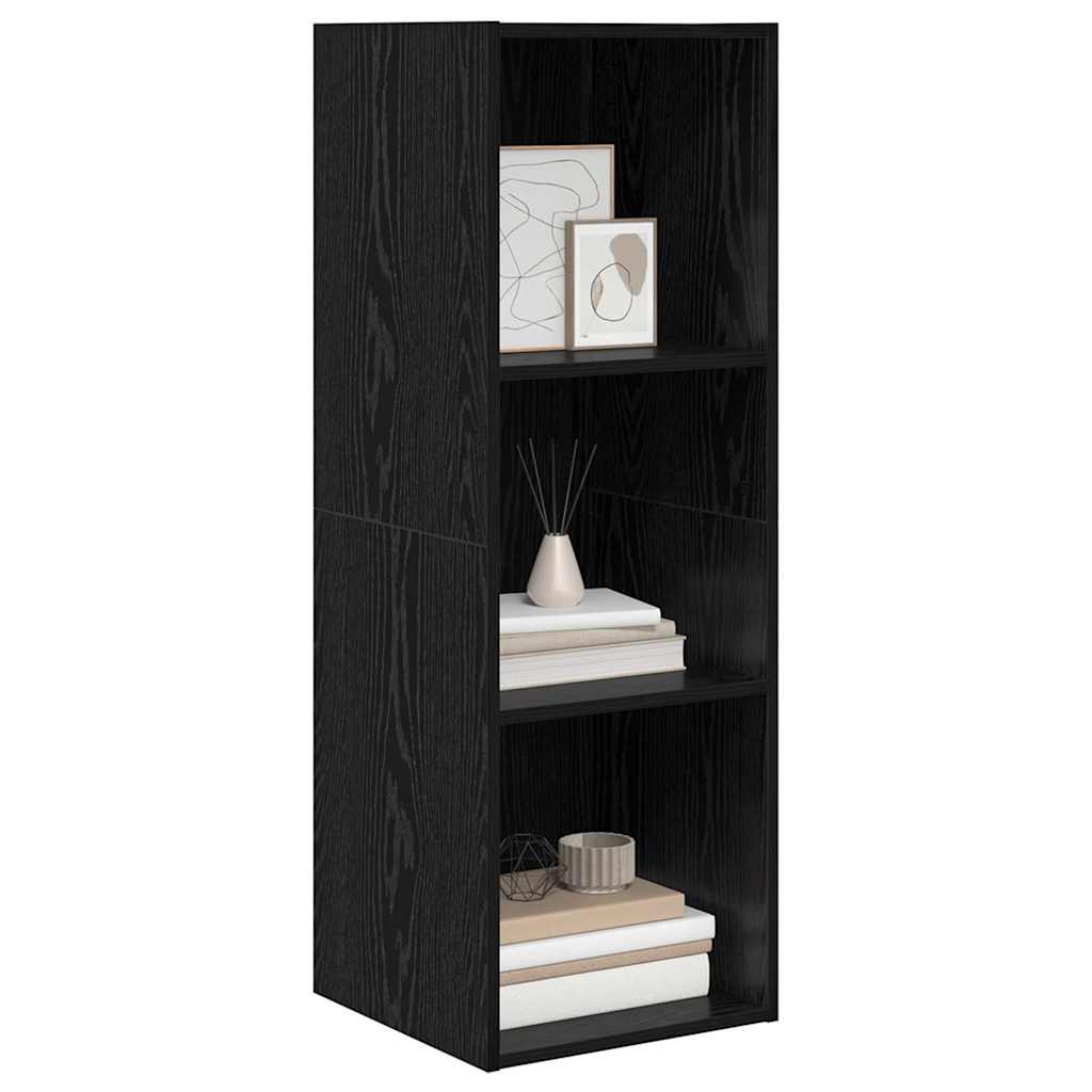 Cabinet TV Chêne noir 37 x 37 x 107 cm Bois d'ingénierie - XIOS