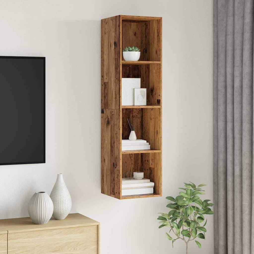 Cabinet TV Bois ancien 37 x 37 x 142.5 cm Bois d'ingénierie - XIOS