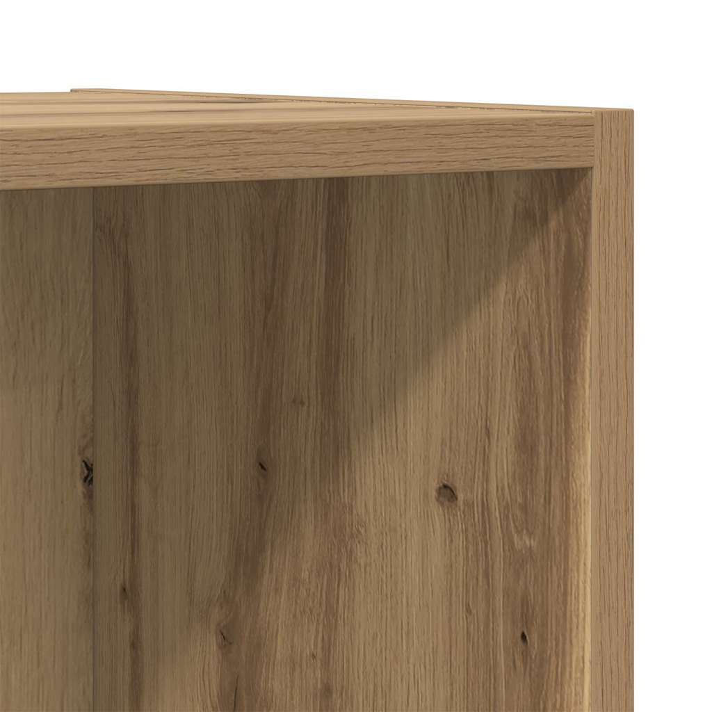 Cabinet TV chêne artisanal 37 x 37 x 142.5 cm Bois d'ingénierie - XIOS